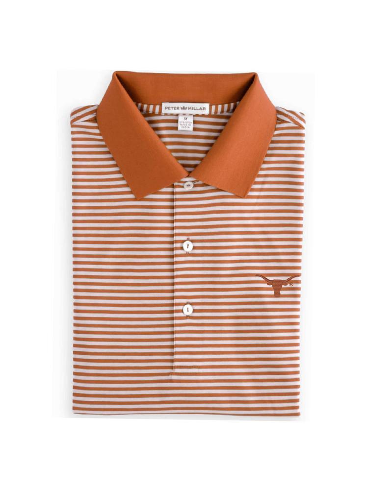 Peter Millar Men's Collegiate Stripe Polo - Saint Bernard