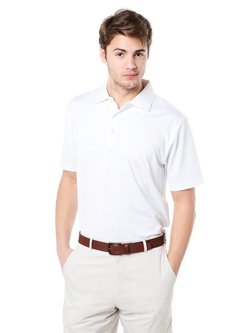 Peter Millar Men's Solid Stretch Jersey Polo