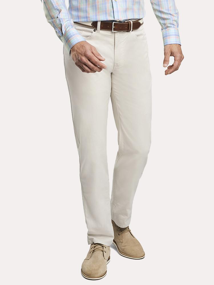Peter Millar Soft Touch Twill Five Pocket Pant - Saint Bernard