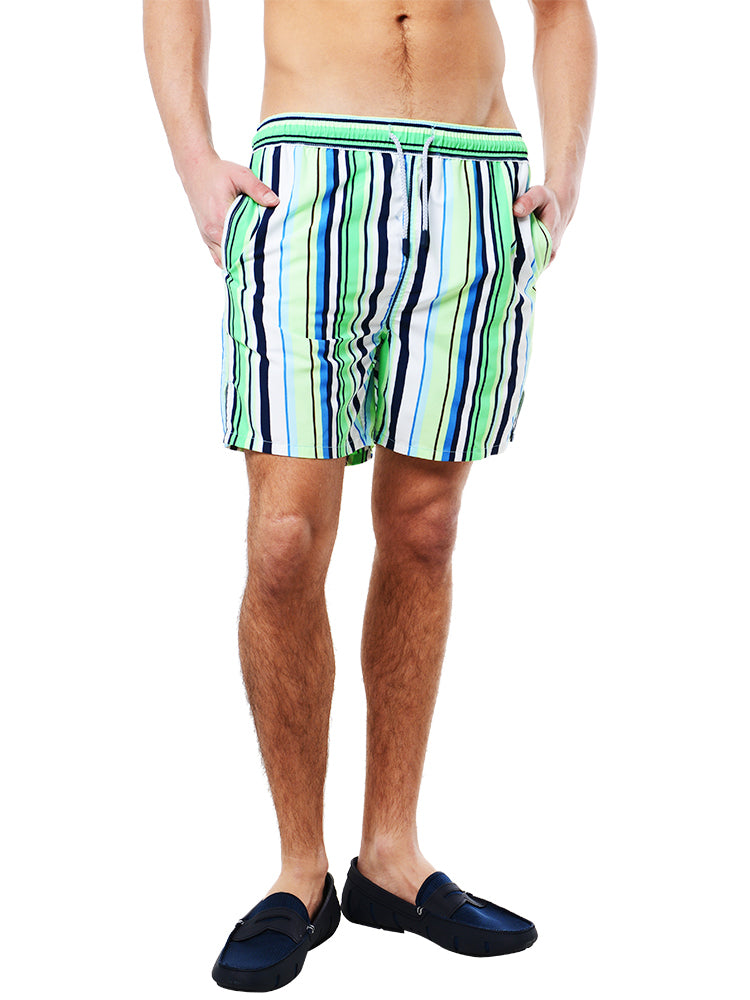 Tom & Teddy Men's Stripe Volley - Saint Bernard