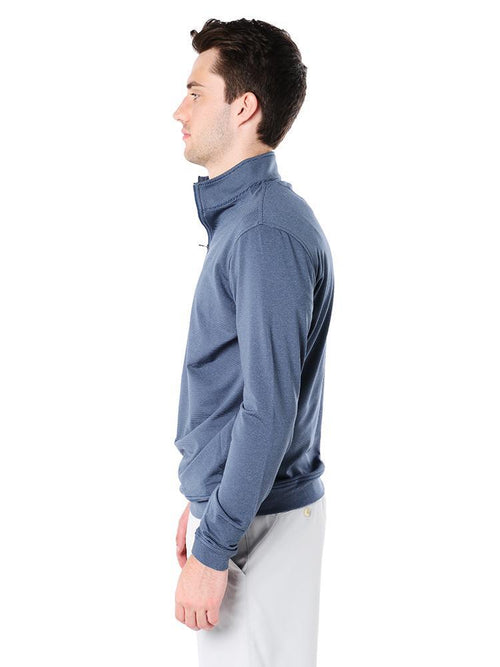 Peter Millar Men's Sugar Stripe Perth Performance Pullover