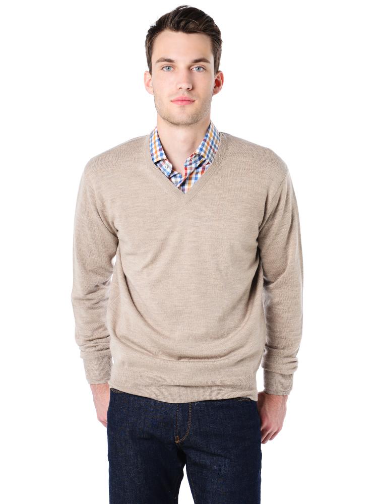 Peter Millar Men's Marino Wool V Neck Sweater