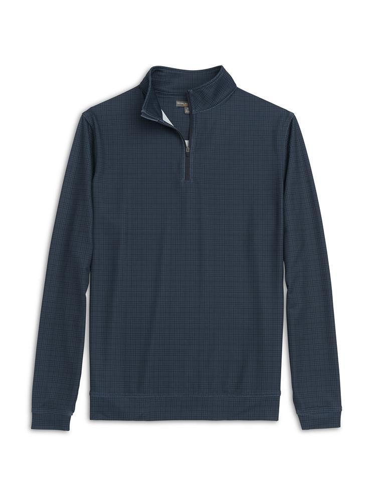 Peter Millar Perth Streth Glen Plaid Quarter-Zip - Saint Bernard
