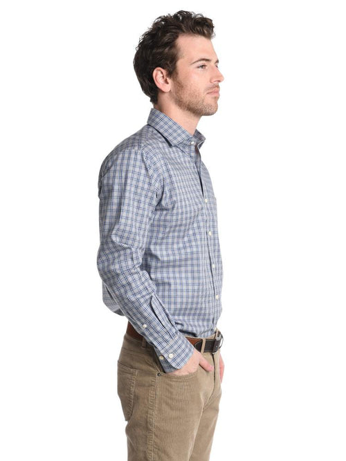 Peter Millar Stonehenge Melange Tattersall Shirt