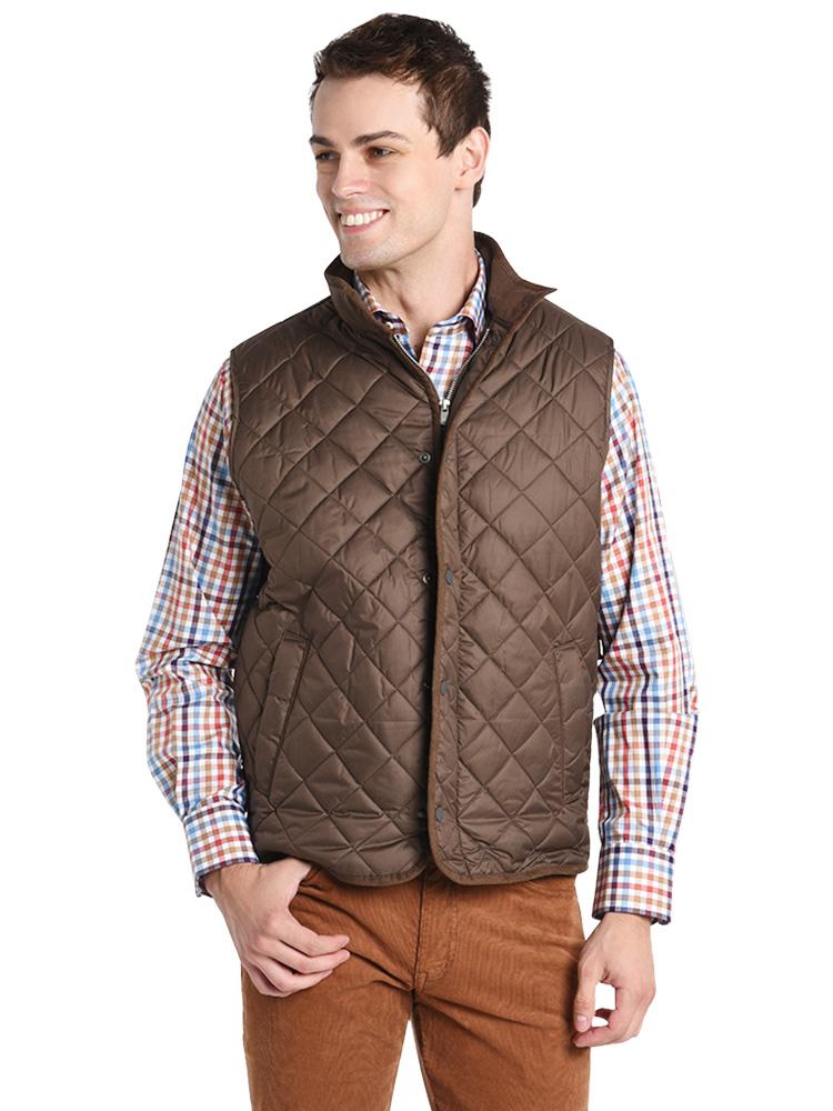 Peter Millar Essex Quilted Vest - Saint Bernard