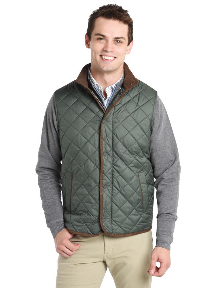 Peter Millar Essex Quilted Vest - Saint Bernard