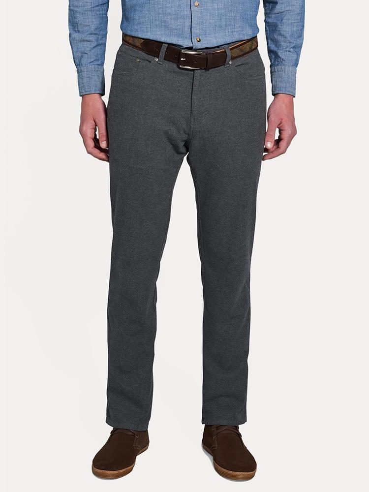 Peter Millar Mountainside Flannel Five Pocket - Saint Bernard