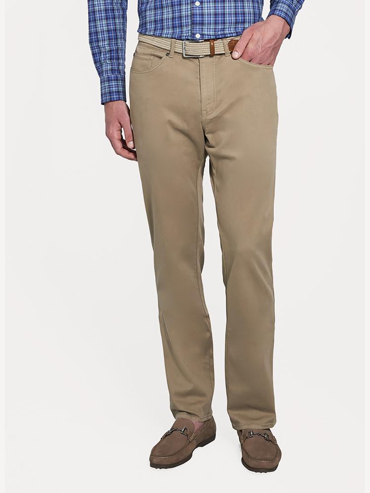 Peter Millar Ultimate Sateen Five Pocket Pant - Saint Bernard