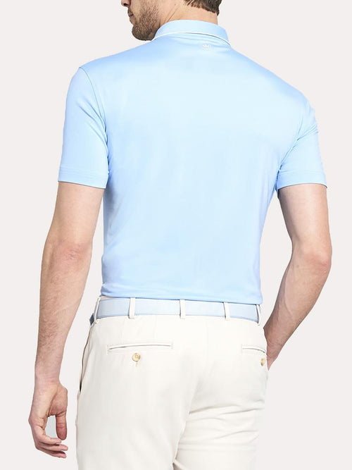 Peter Millar Dale Solid Stretch Jersey With Piping Tour Fit