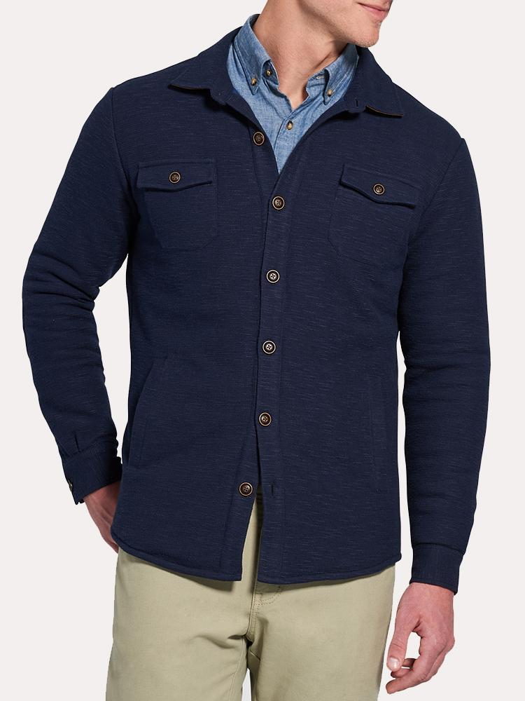 Peter Millar Mountainside Shirt Jacket - Saint Bernard
