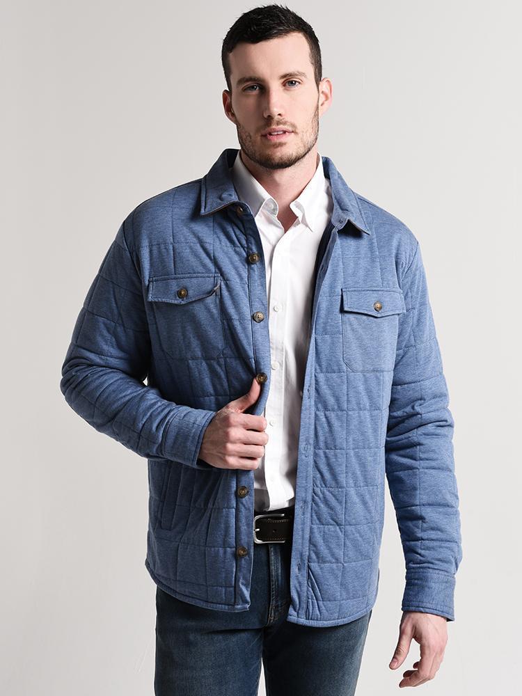 Peter Millar Crown Soft Quilted Shirt Jacket