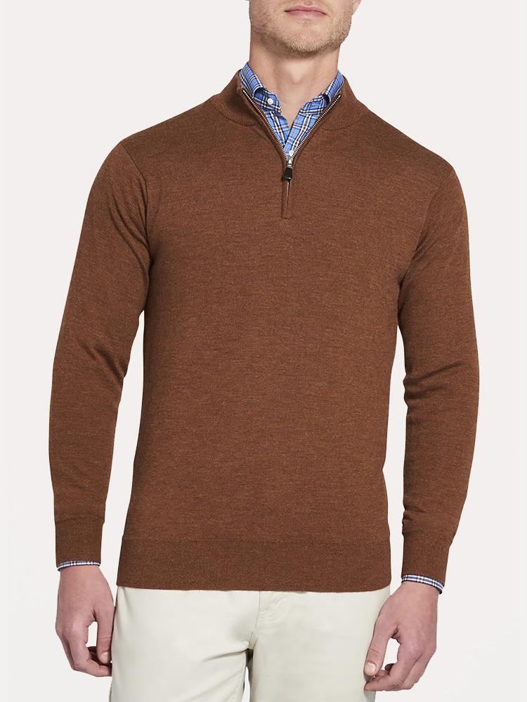 Peter Millar Men's Crown Comfort Cashmere Quarter-Zip Sweater