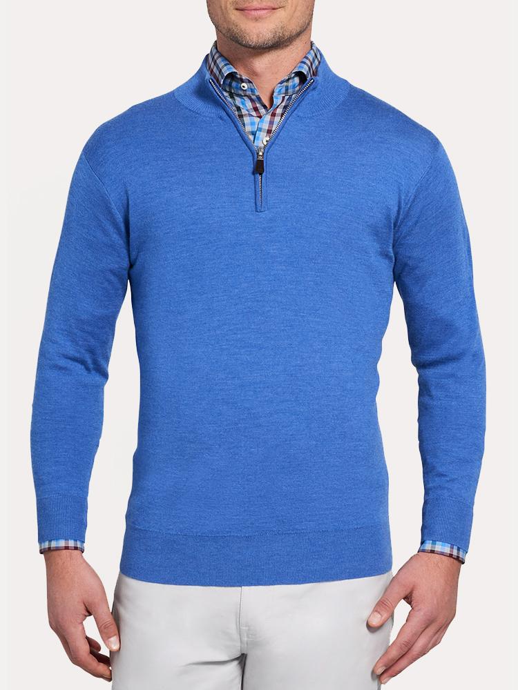 Peter Millar Men's Crown Comfort Cashmere Quarter-Zip Sweater