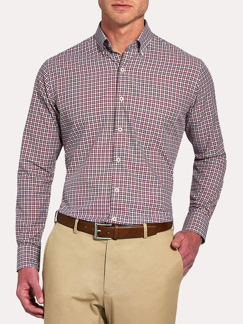 Peter Millar Crown Finish Albertville Check Sport Shirt