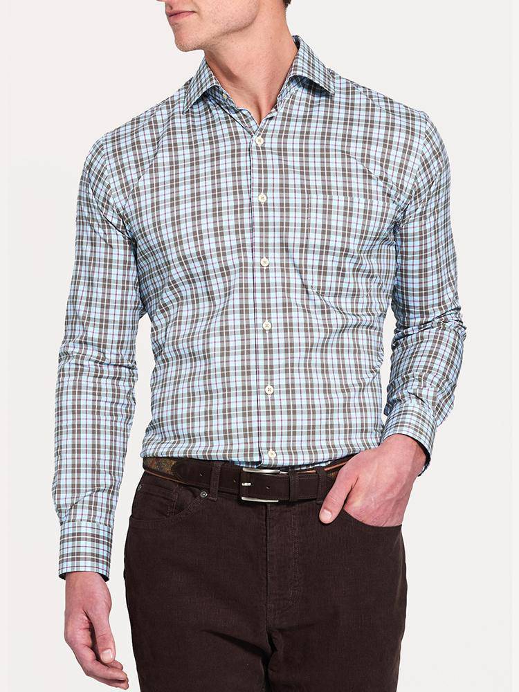 Peter Millar Crown Comfort Hazel Glen Shirt - Saint Bernard