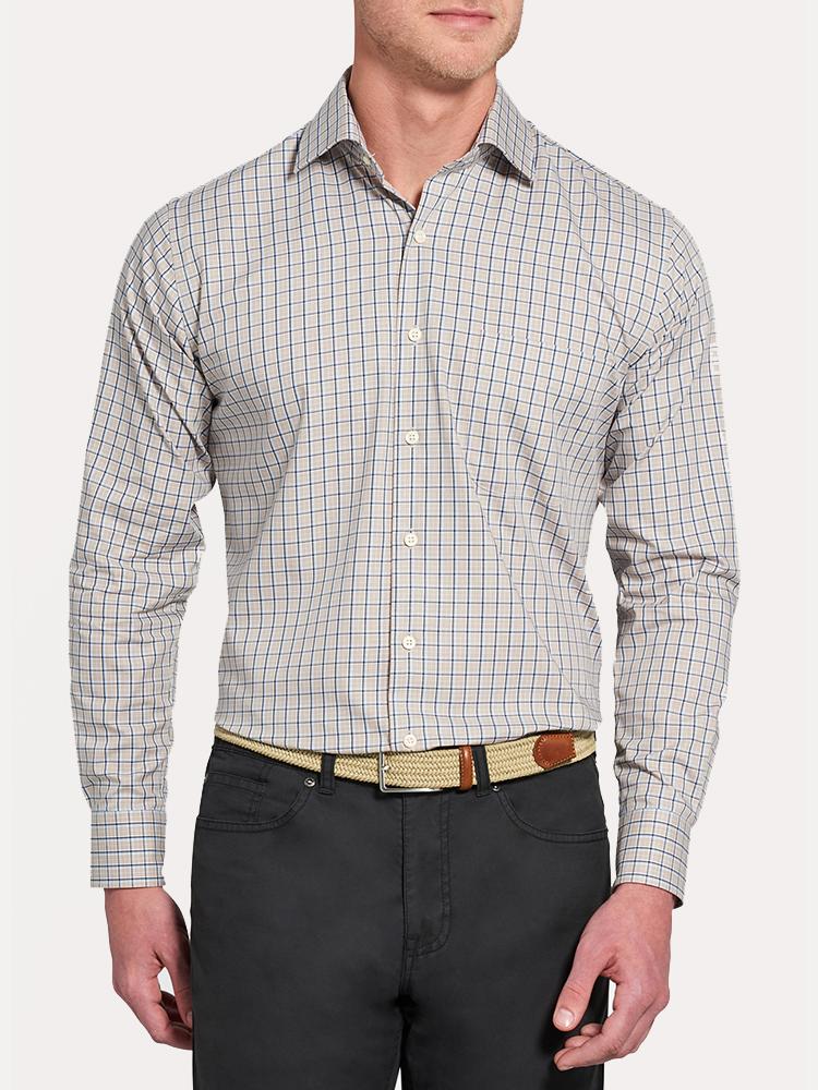 Peter Millar Jackson Check Sport Shirt - Saint Bernard