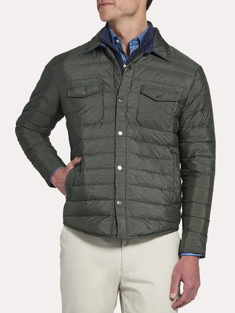 Peter Millar Crown Elite Light Shirt Jacket - Saint Bernard