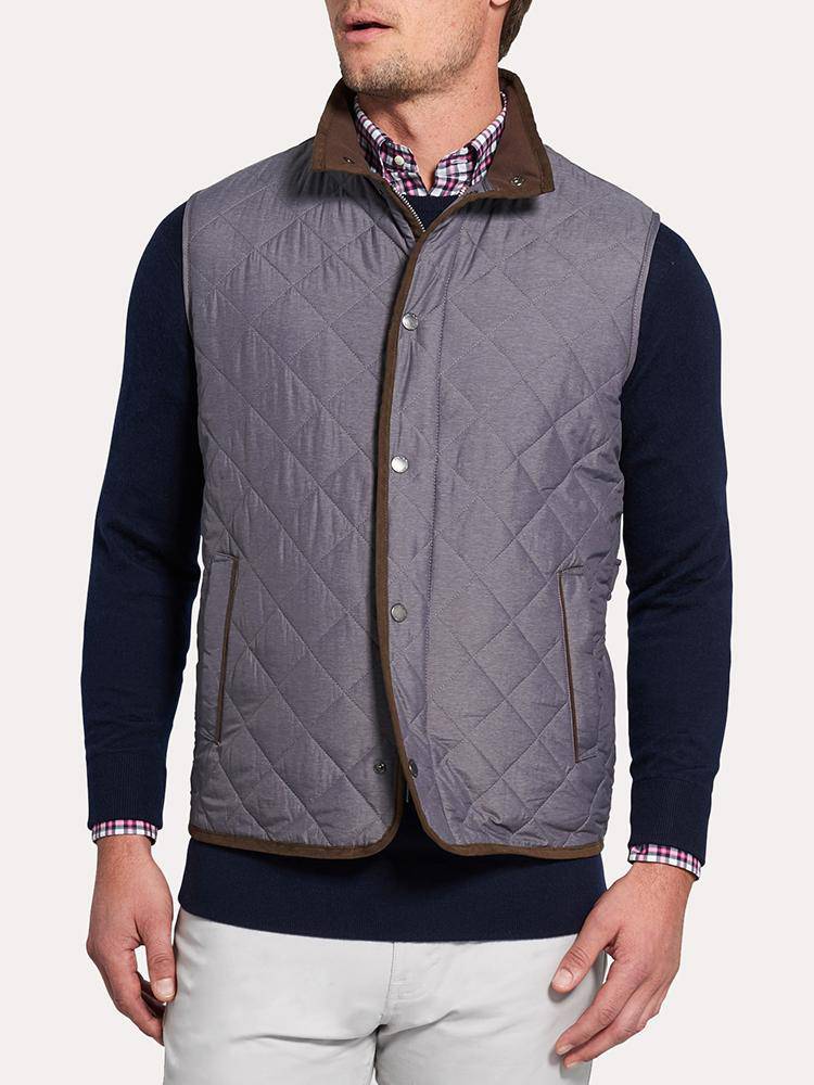 Peter Millar Essex Quilted Vest - Saint Bernard