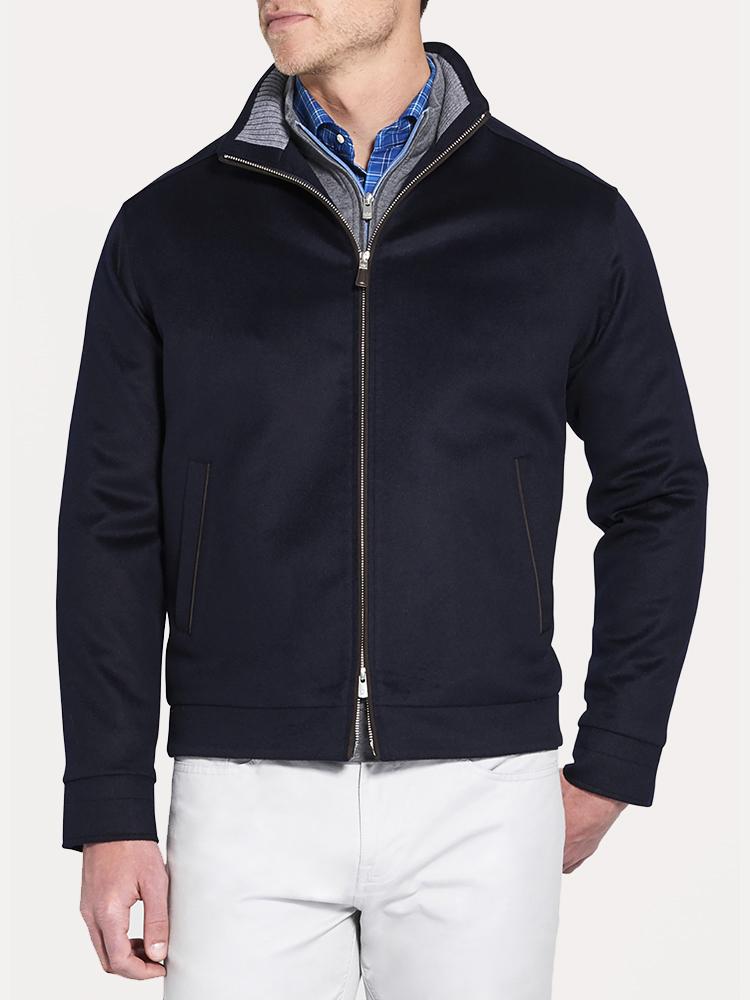 Peter Millar Westport Crown Fleece Jacket - Saint Bernard
