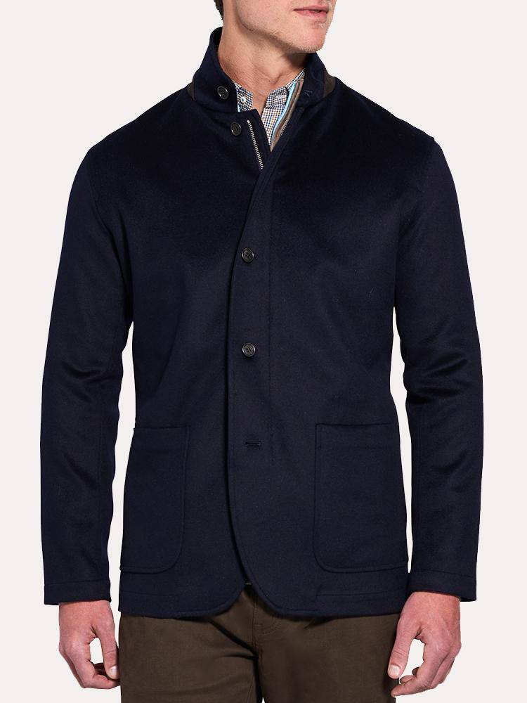 Peter Millar Wade Crown Fleece Blazer - Saint Bernard
