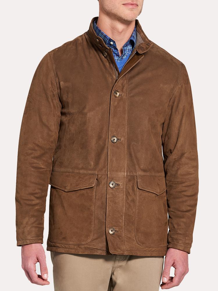 Peter Millar Men's Glenwood Leather Jacket