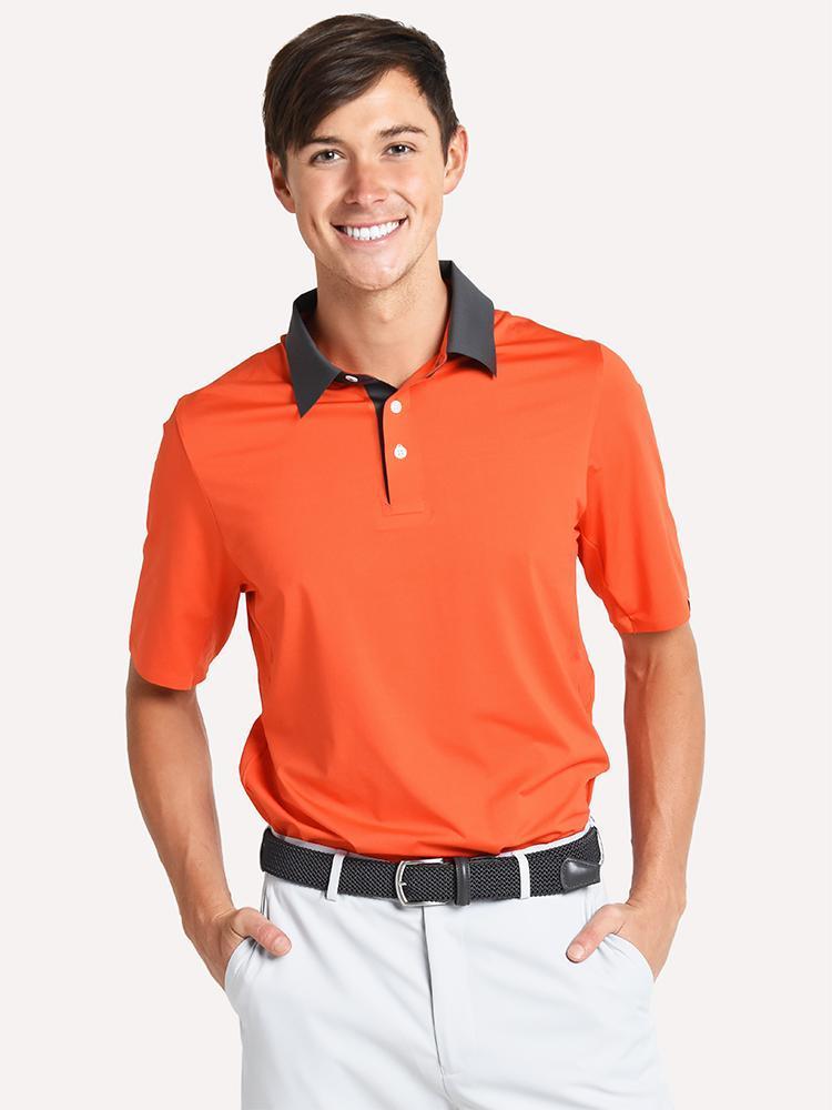Kjus Men's Superload Short Sleeve Polo - Saint Bernard