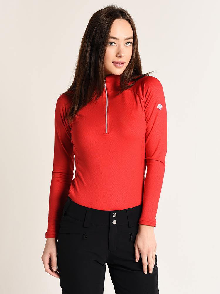 Descente Women's Gabby Baselayer T-Neck - Saint Bernard