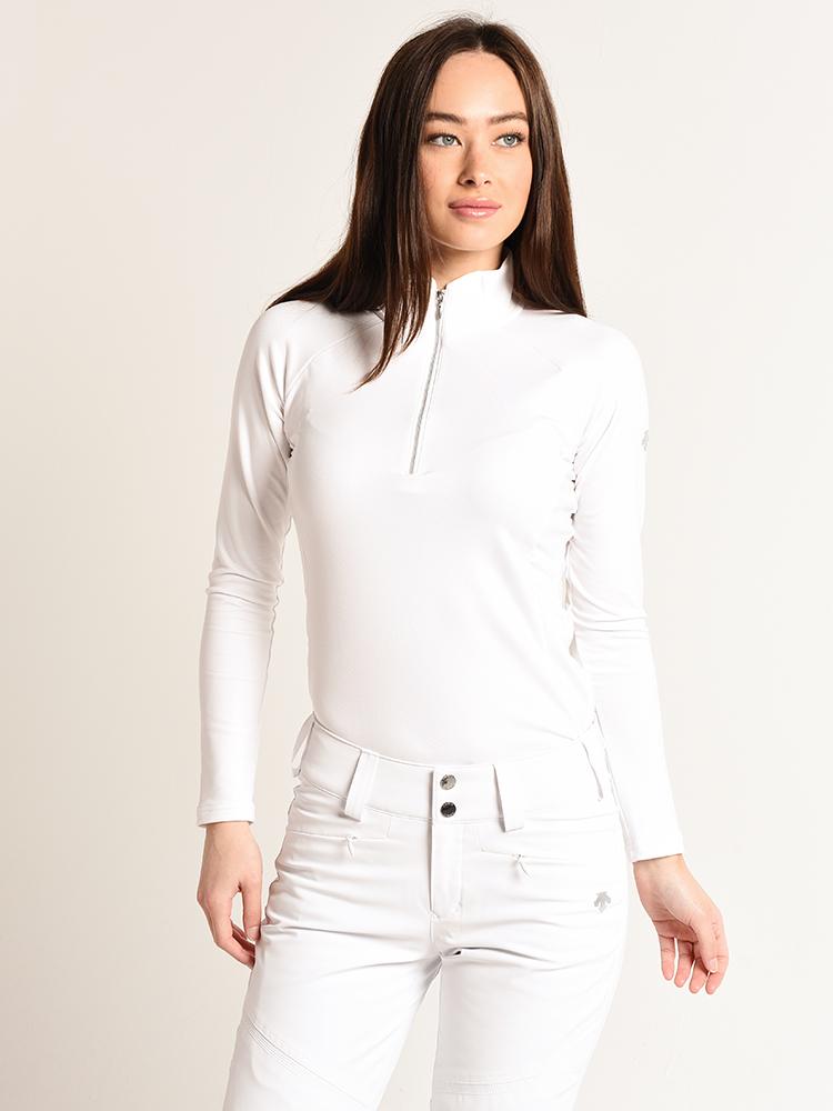Descente Women's Gabby Baselayer T-Neck - Saint Bernard