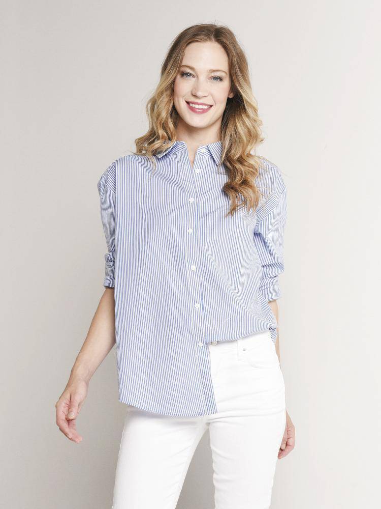 English Factory Long Sleeve Convertible Shirt - Saint Bernard