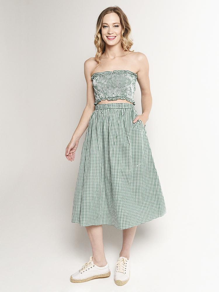 English Factory Two Piece Smocked Set - Saint Bernard