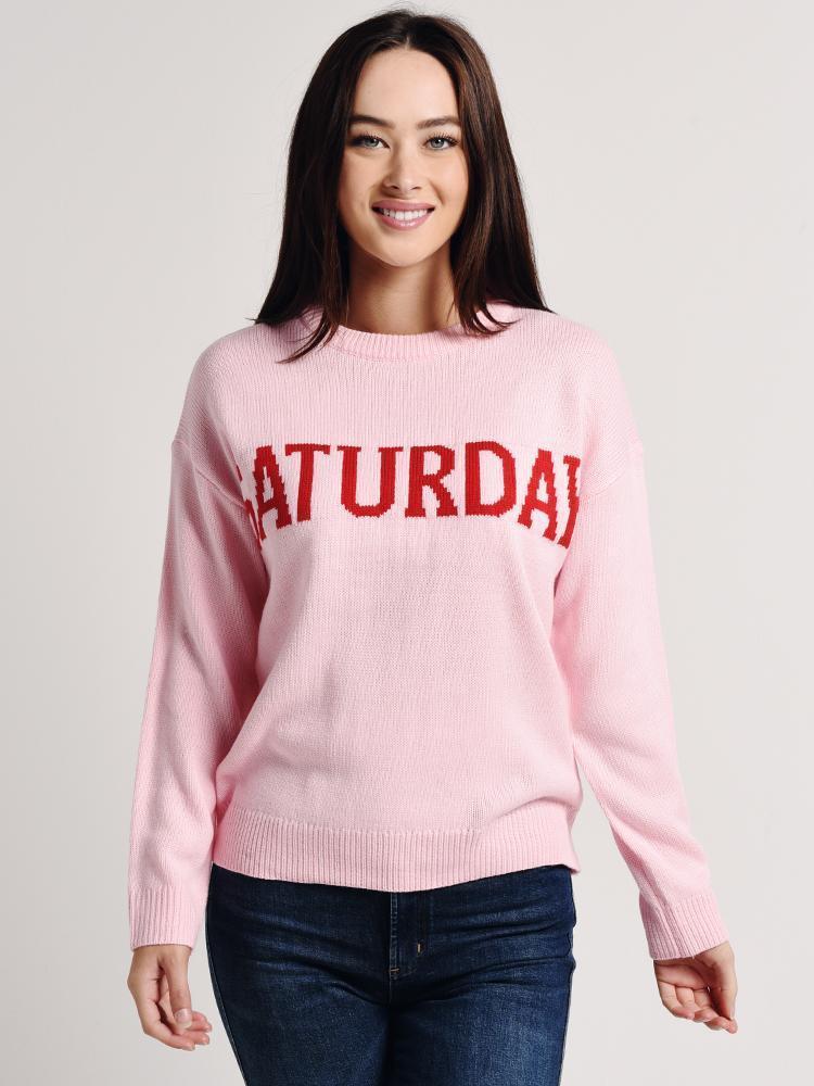 English Weekday Motif Sweatshirt - Saint Bernard