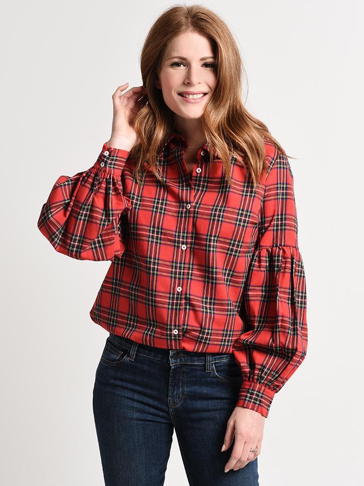 English Factory Tartan Blouse - Saint Bernard