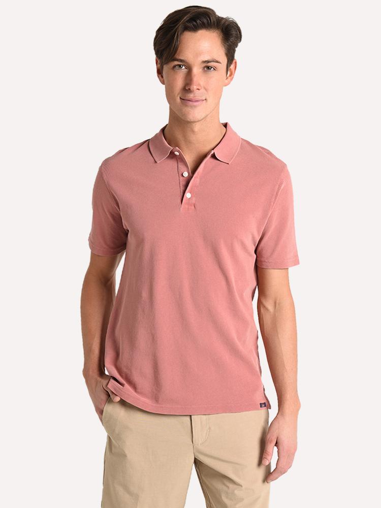 Faherty Brand Men's Washed Pique Polo - Saint Bernard