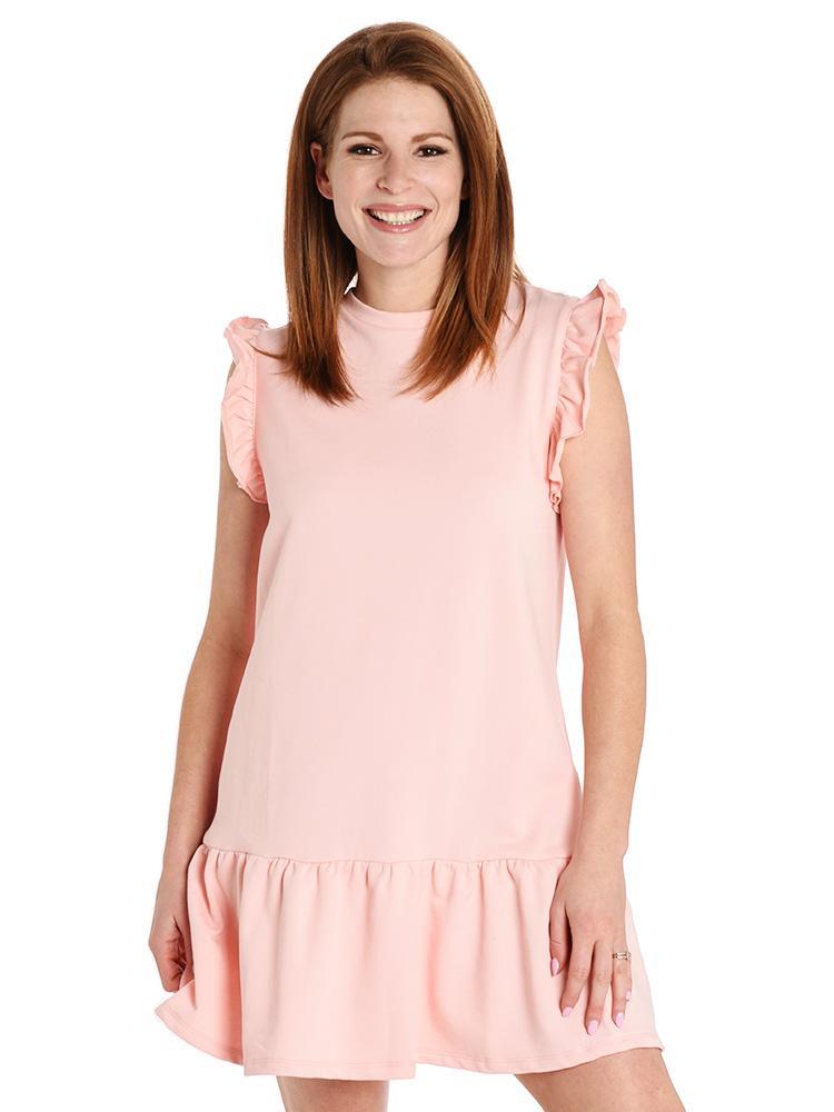 English Factory Sleeveless Ruffled Dress - Saint Bernard