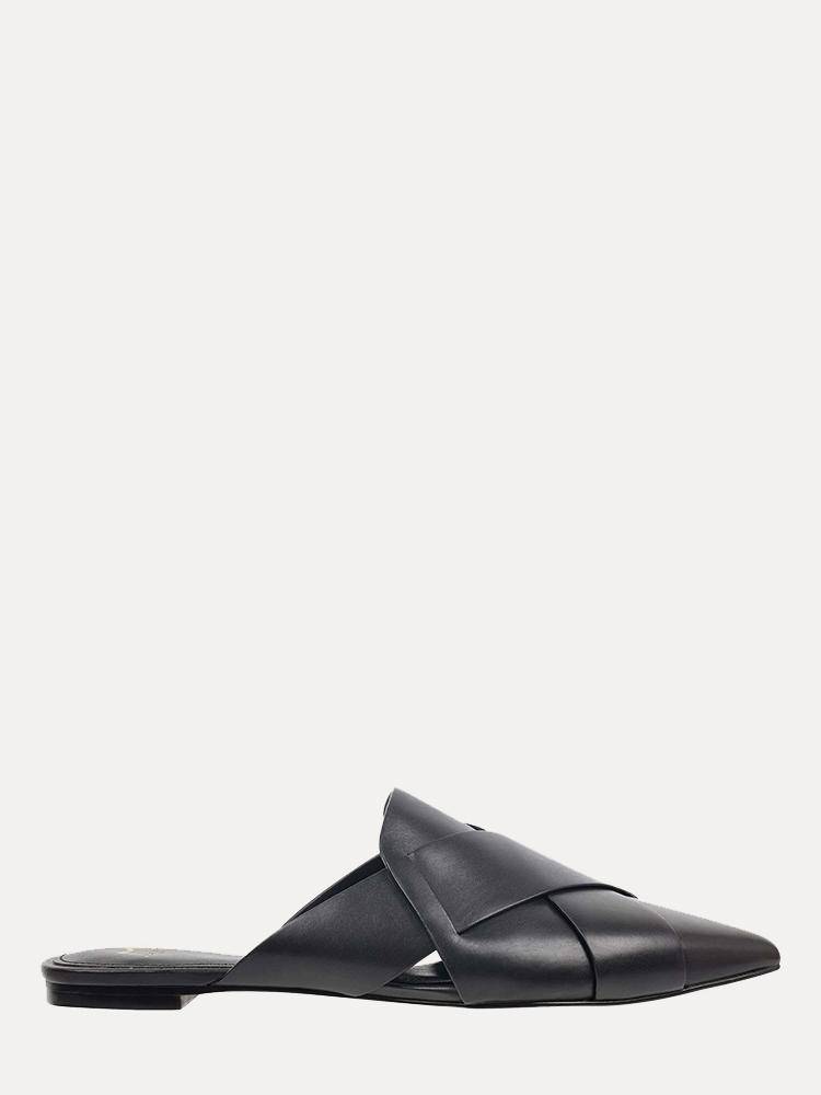 Marc Fisher Sono Leather Mules - Saint Bernard