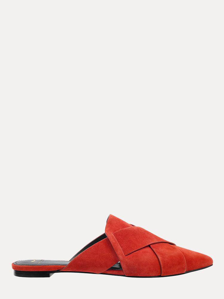 Marc Fisher Sono Leather Mules - Saint Bernard