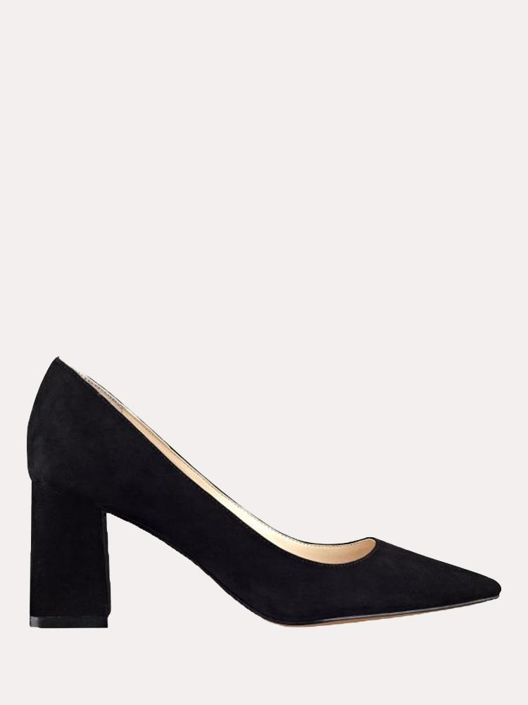 Marc Fisher Zala Block Heel Pointy Toe Pump - Saint Bernard