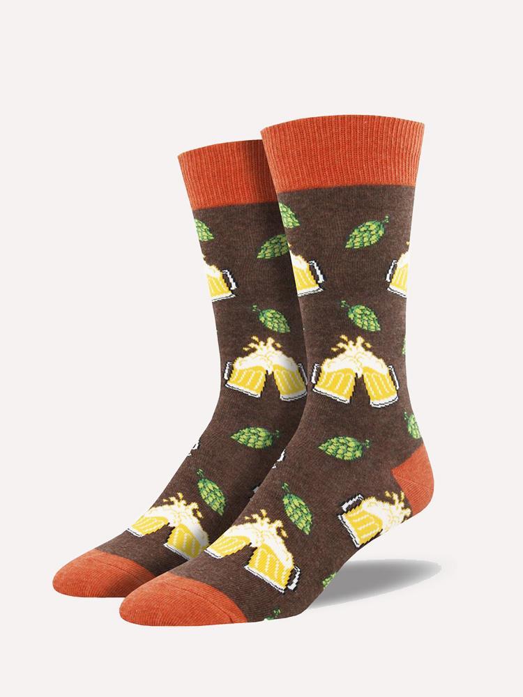 Socksmith Men's Hoppier Together Socks - Saint Bernard