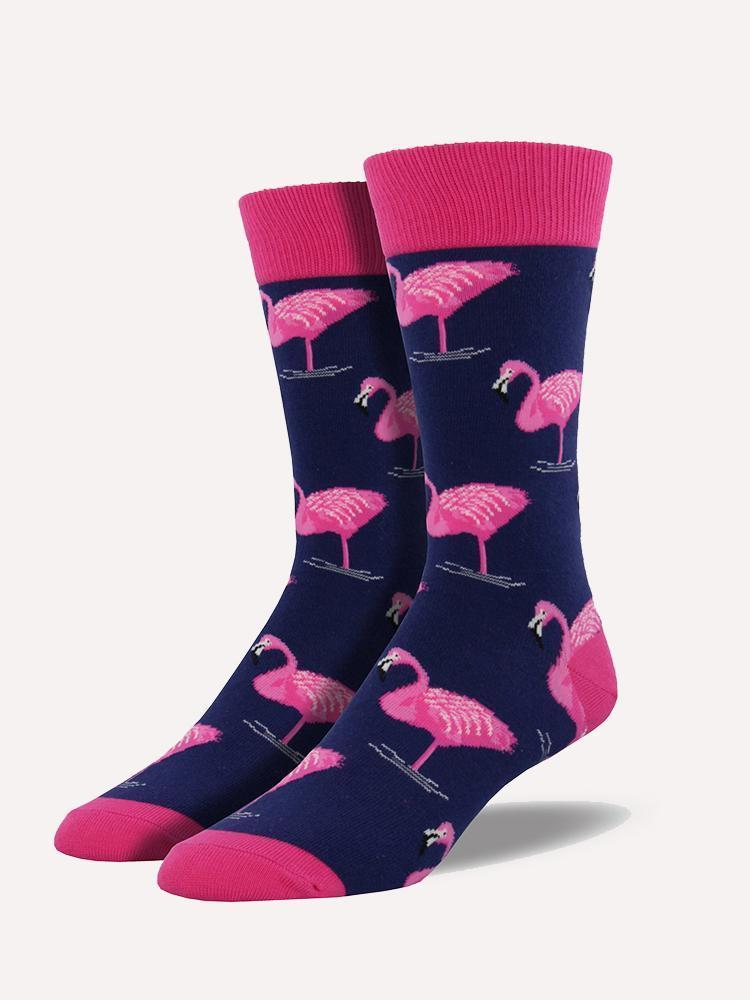 Socksmith Men's Flamingo Socks - Saint Bernard