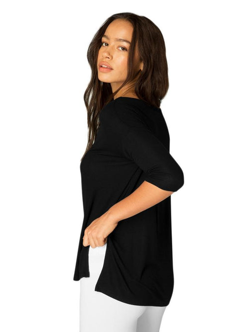 Beyond Yoga On and Off Ribbed Boxy Tunic