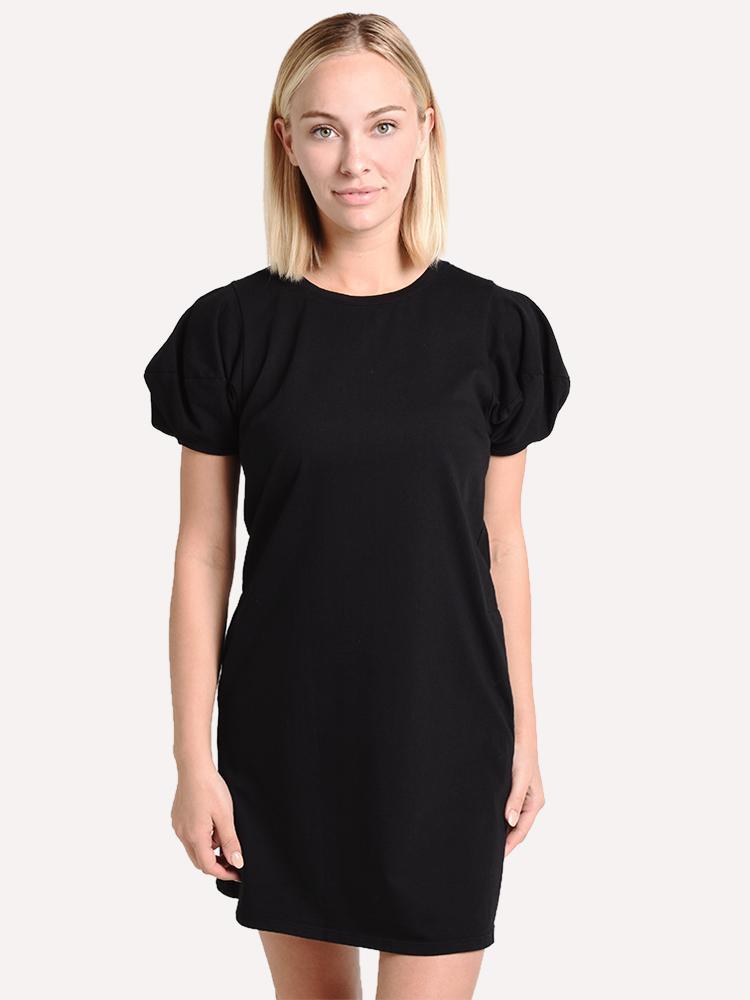 Velvet Women's Mollie Structured Cotton Puff Sleeve Dress - Saint Bernard