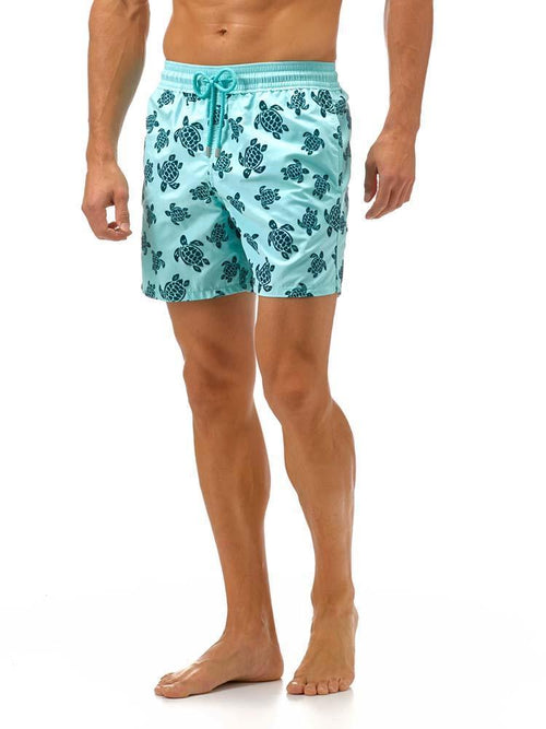 Vilebrequin Men's Flocked Turtles Moorea Swimsuit