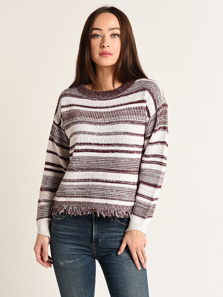 Moon River Knit Stripe Sweater