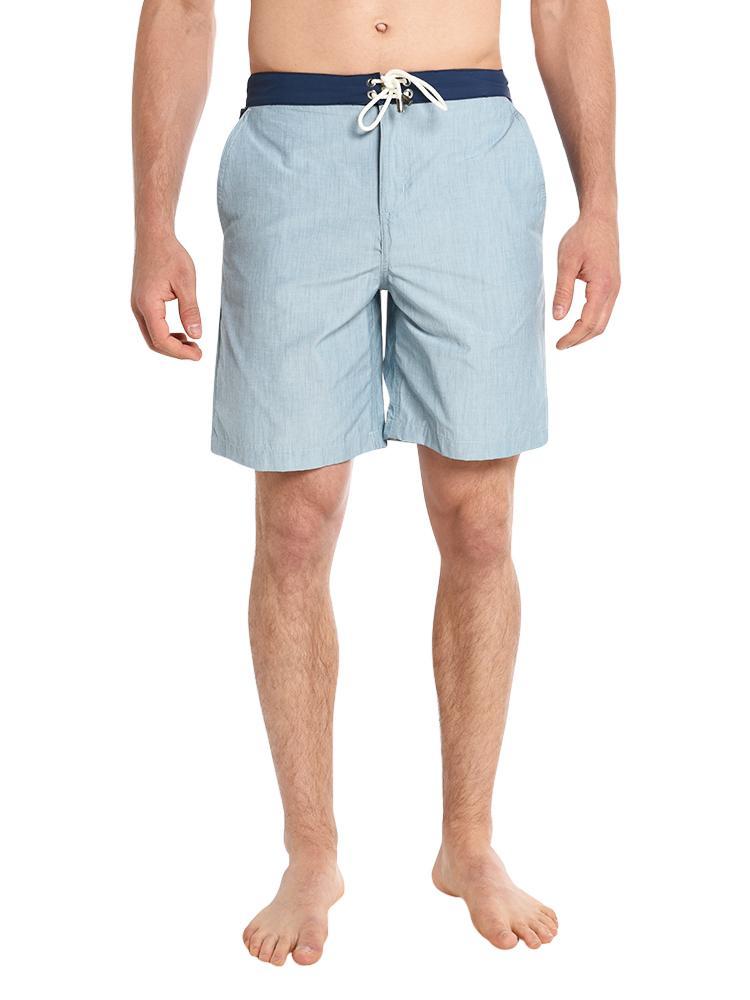 Solid & Striped The Boardshort Chambray Navy - Saint Bernard