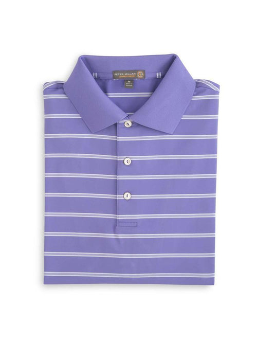 Peter Millar Men's Stripe Stretch Jersey Polo