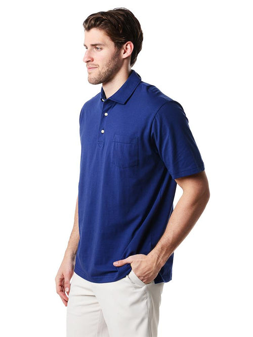 Peter Millar Men's Seaside Wash Solid Polo