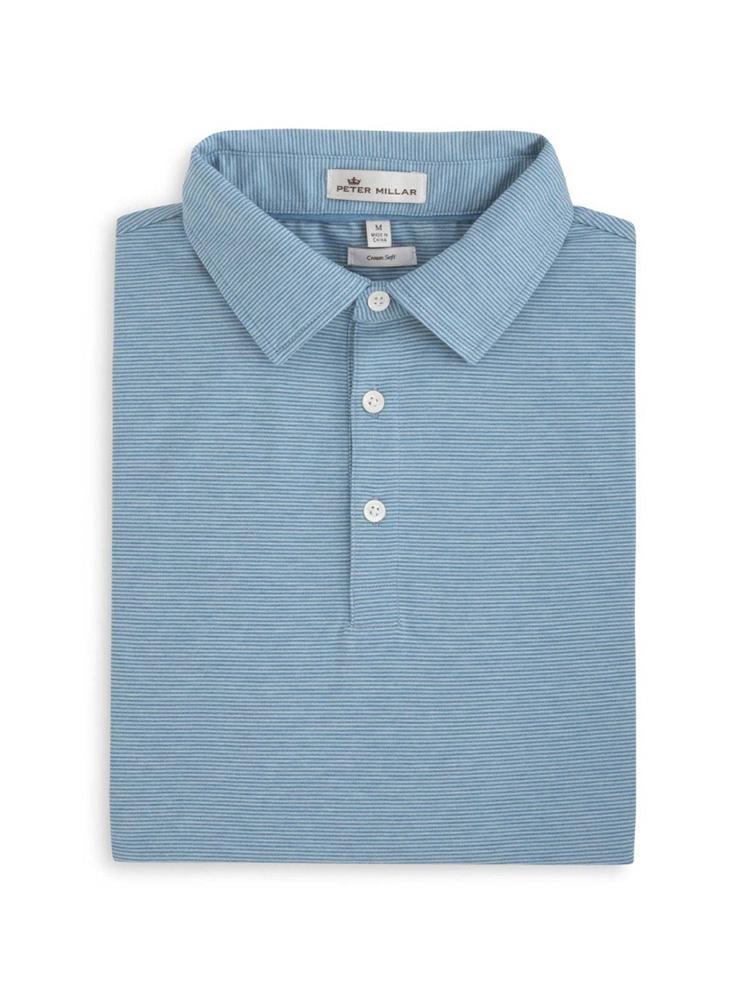 Peter Millar Men's Crown Soft Stripe Polo - Saint Bernard