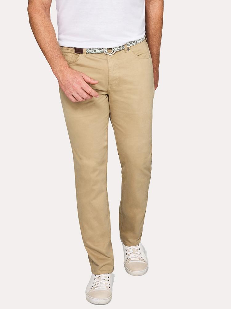 Peter Millar Sateen Stretch Five Pocket Pant - Saint Bernard