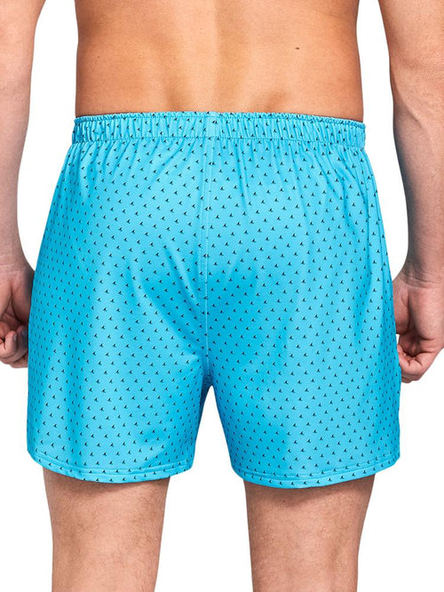 Peter Millar Bloodworth Printed Fins Stretch Jersey Boxer
