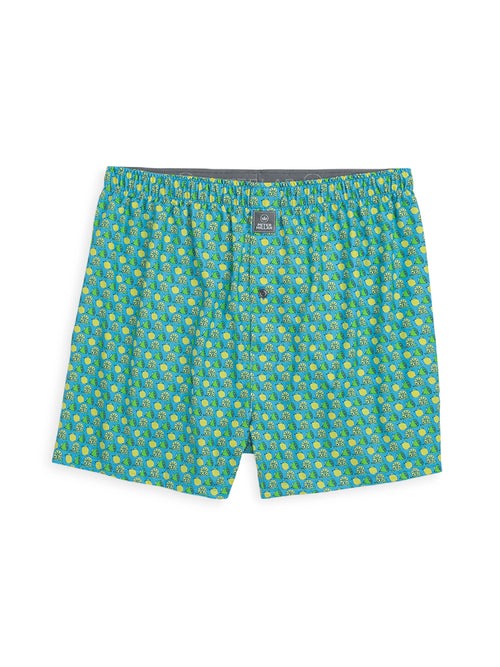 Peter Millar Clark Printed Citrus Stretch Jersey Boxer